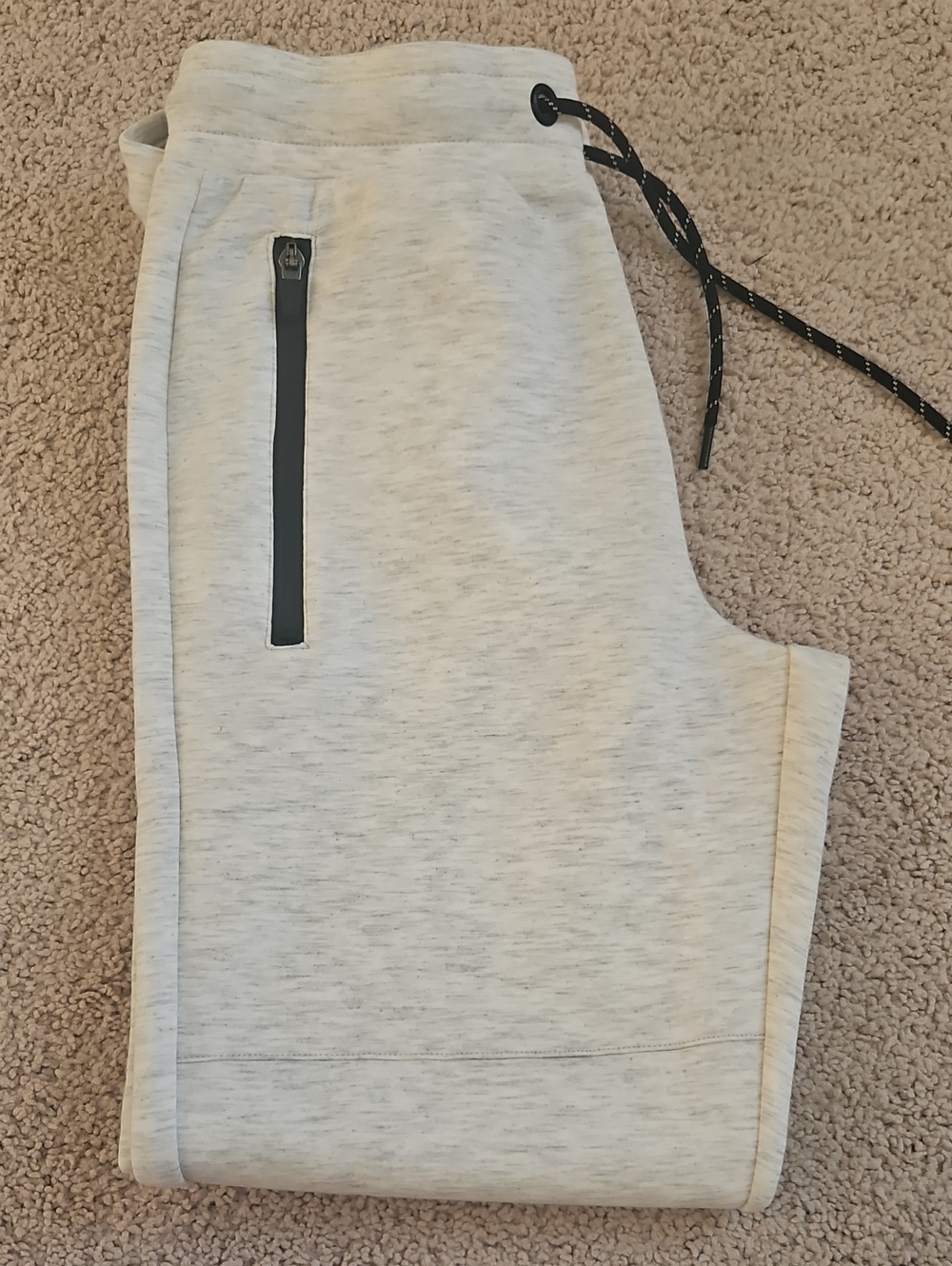 Aeropostale Light Heather Gray Sweatpants with Subtle Striations